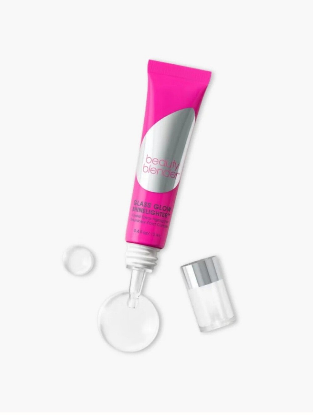 BeautyBlender Glass Glow ShineLighter Crystal Clear Highlighter 0.4 fl oz New